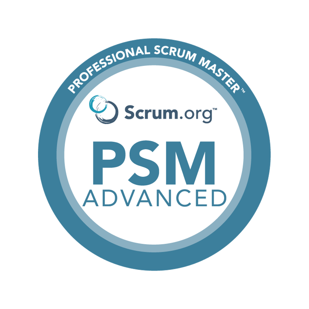 Professional Scrum Master - Advanced (PSM-A) Course - May 22nd and 23rd