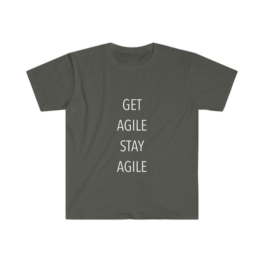 Get Agile. Stay Agile. - T-Shirt by Wisconsin Agility