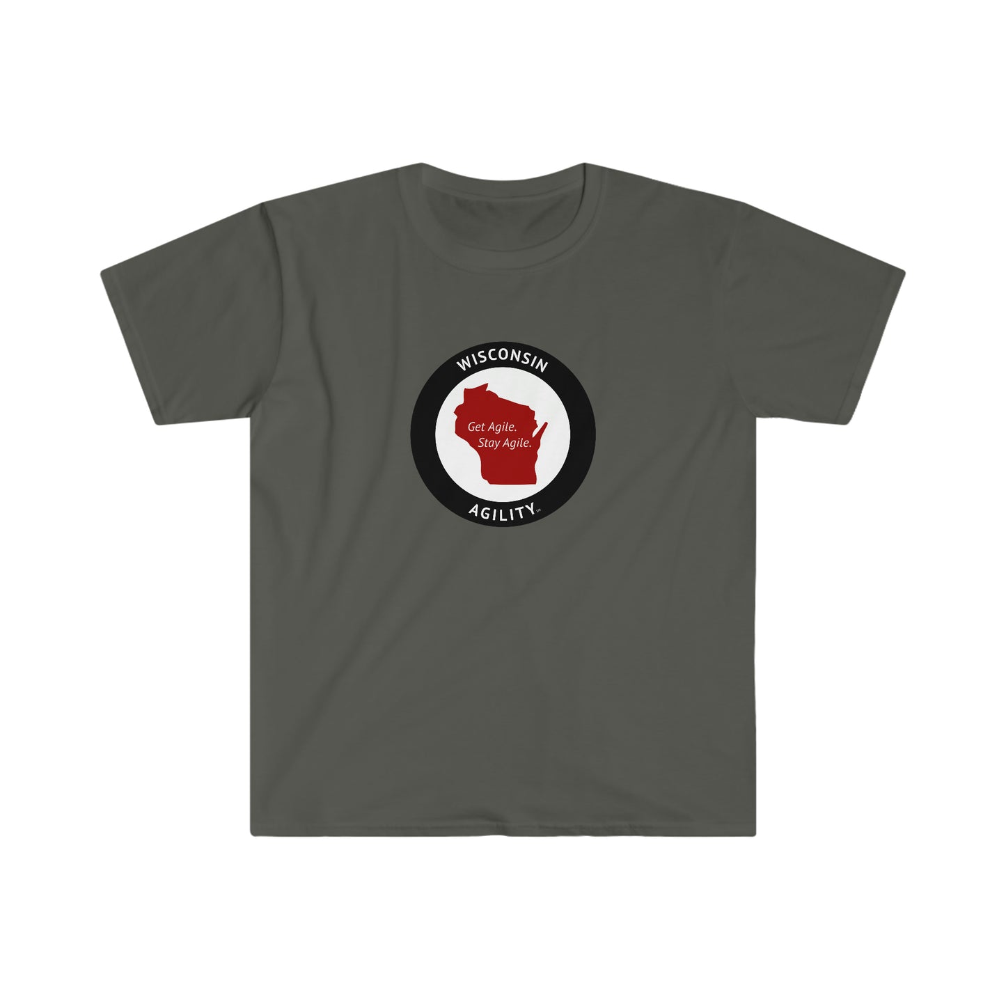 Get Agile. Stay Agile. Wisconsin Agility Logo - T-Shirt by Wisconsin Agility