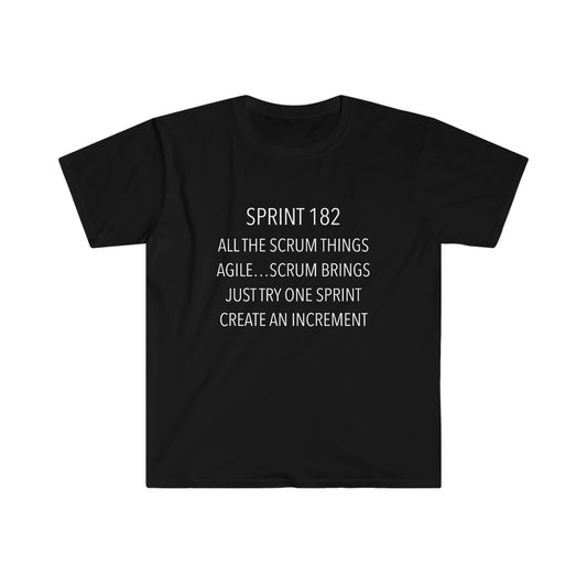All The Scrum Things - Sprint 182 - T-Shirt by Wisconsin Agility featuring Agile Songs by Chad Beier