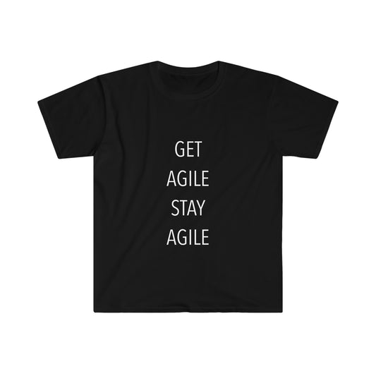 Get Agile. Stay Agile. - T-Shirt by Wisconsin Agility